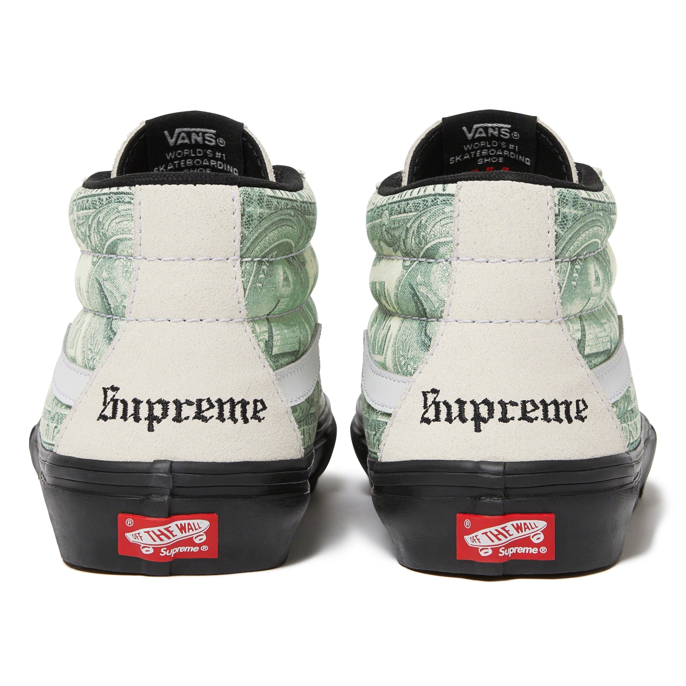 Supreme®/ Vans® Dollar Skate Grosso Mid view 7